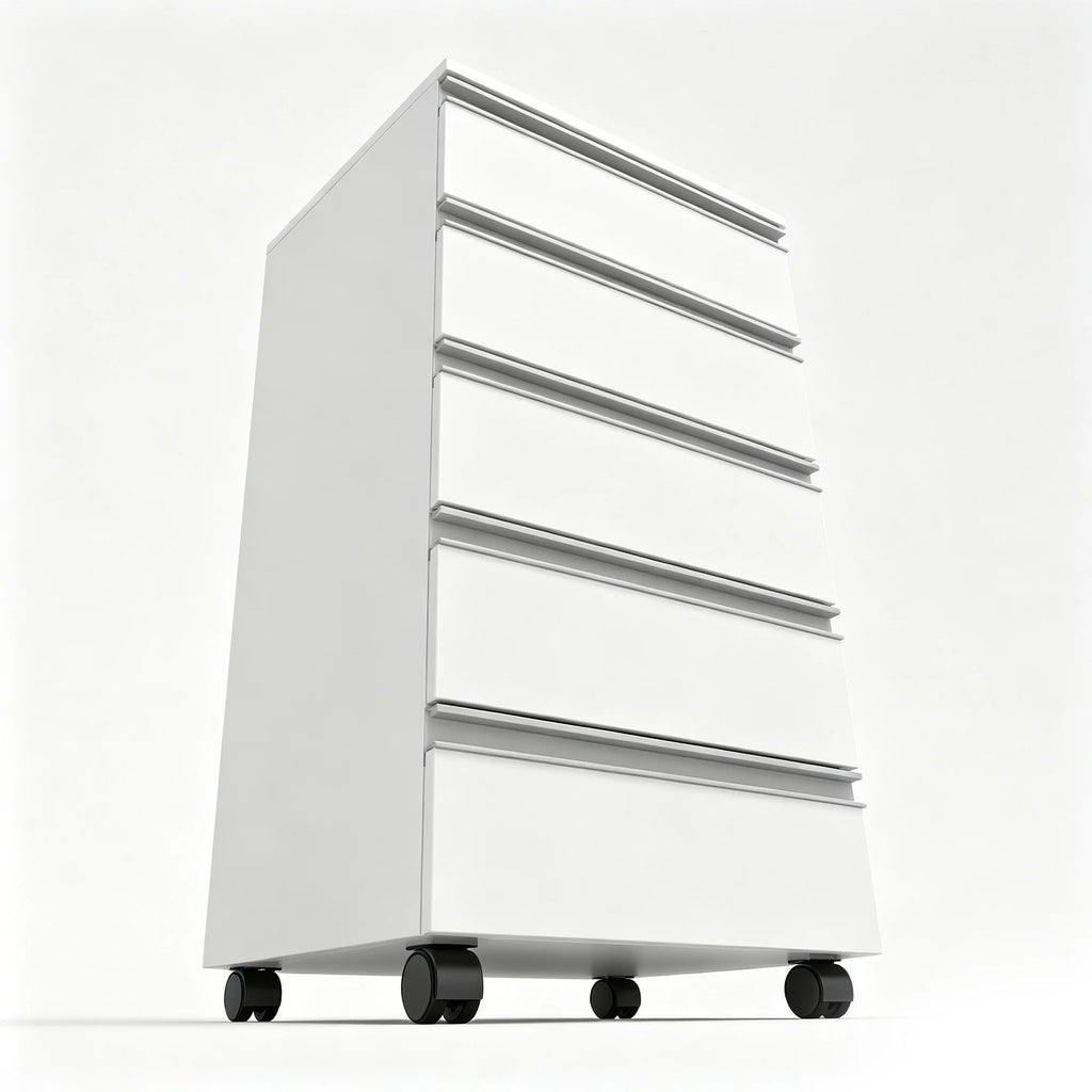 Caisson de Bureau 5 Tiroirs avec Serrure - Robin – vue 6