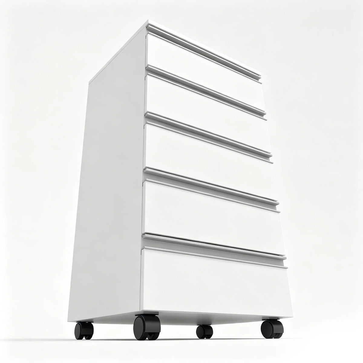 Caisson de Bureau 5 Tiroirs avec Serrure - Robin – vue 6