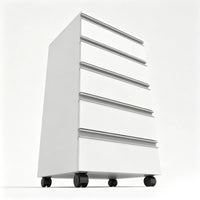 Caisson de Bureau 5 Tiroirs avec Serrure - Robin – vue 6