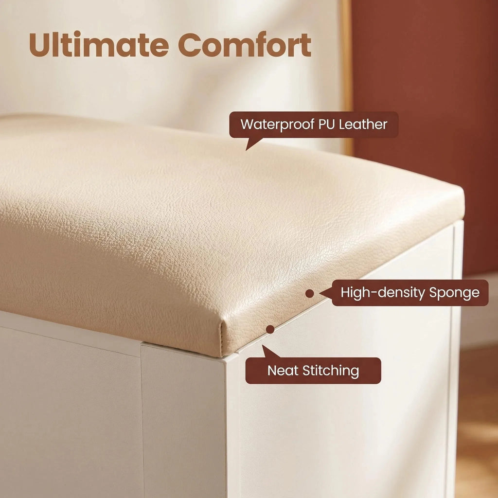 Tabouret de Coiffeuse en Similicuir - Mila – vue 3