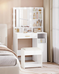 Tabouret de Coiffeuse Rembourré - Lou – vue 2