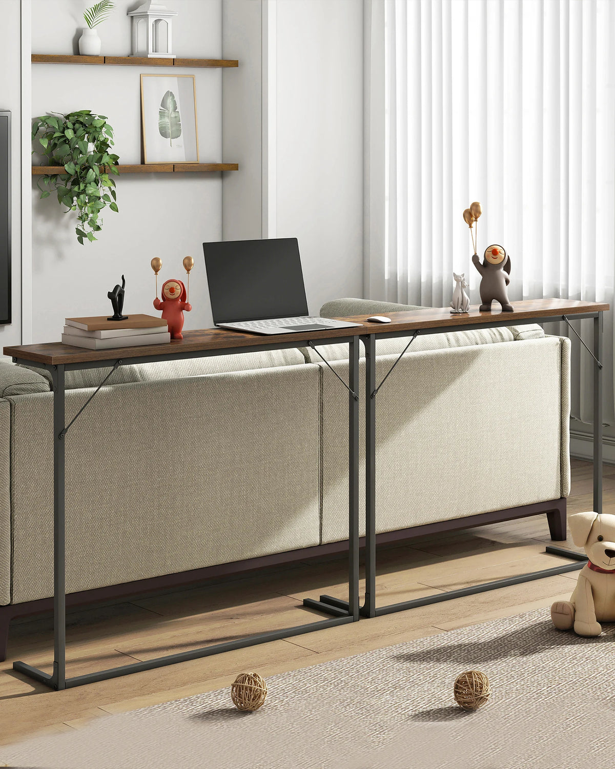 Console Étroite Industrielle 24 cm - Valentin – vue 3