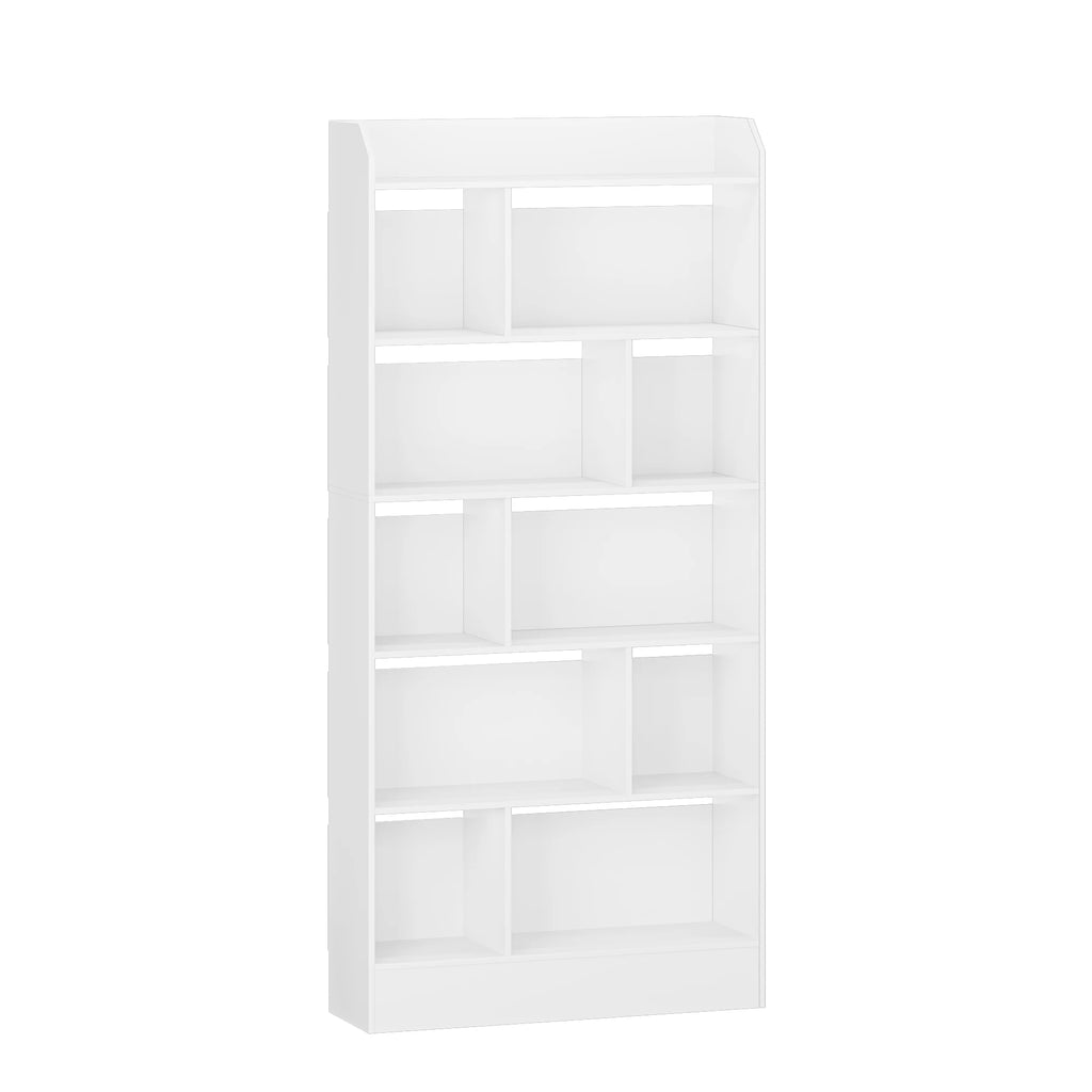 Bibliothèque Blanche à 6 Compartiments - Louis