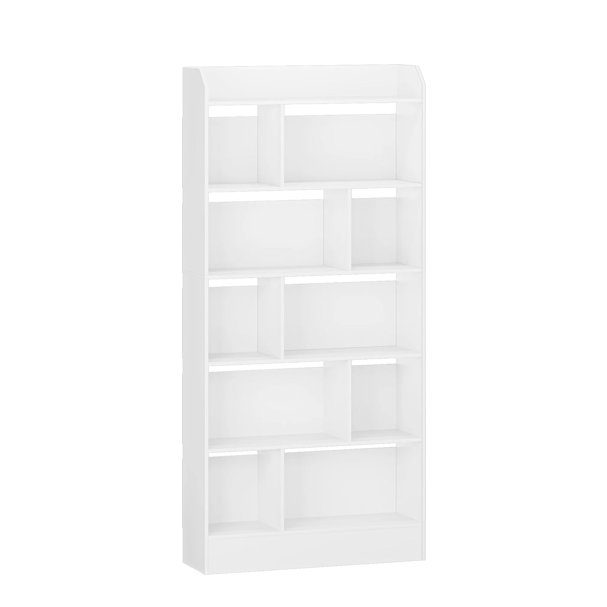 Bibliothèque Blanche à 6 Compartiments - Louis
