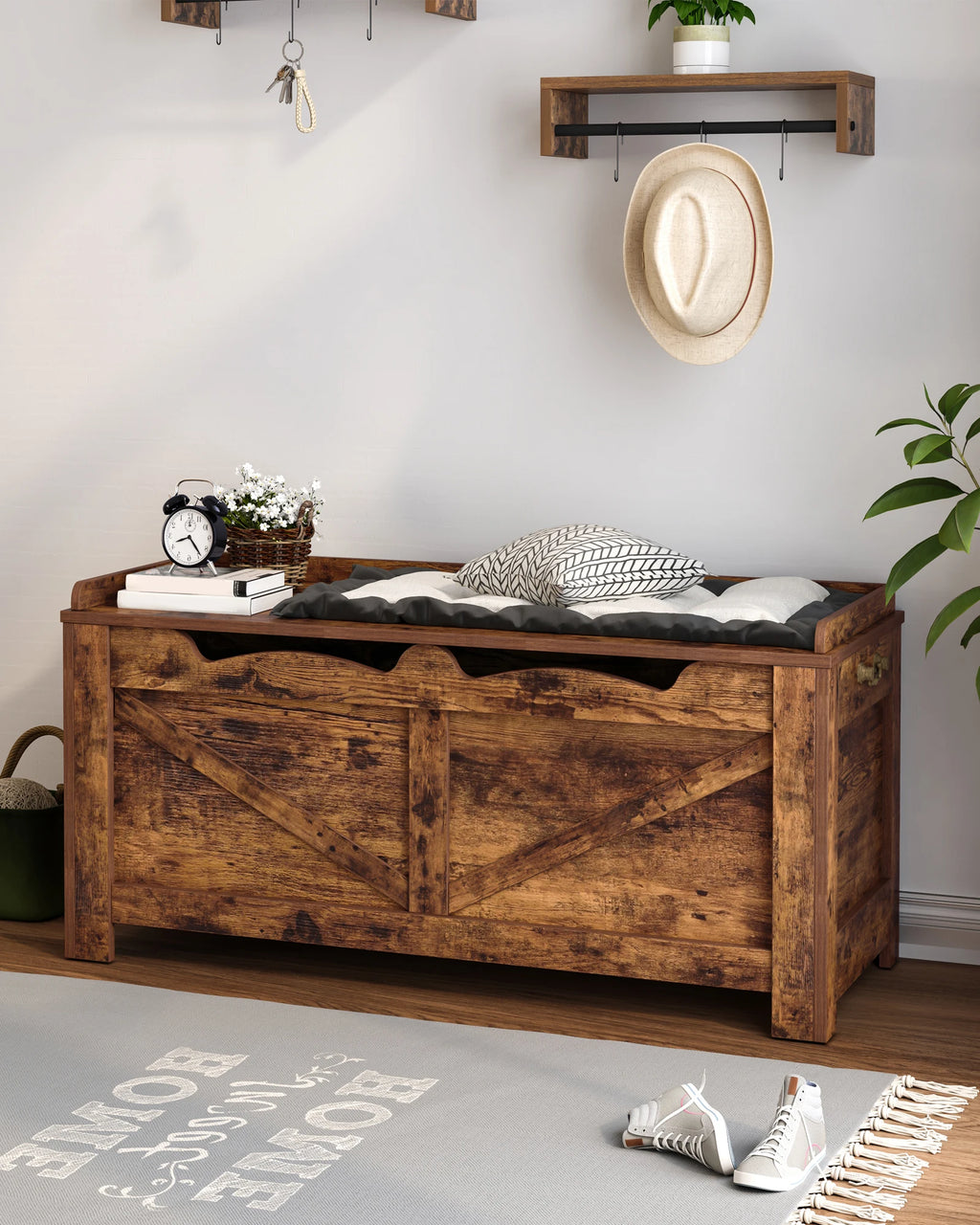 Banc Coffre de Rangement Relevable - Augustin – vue 2