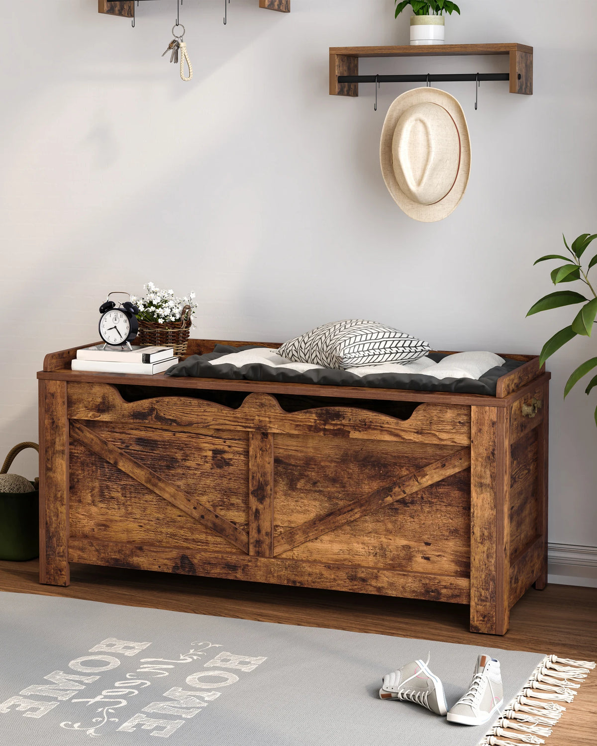 Banc Coffre de Rangement Relevable - Augustin – vue 2