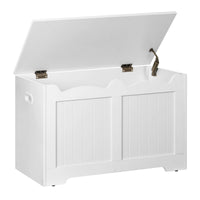 Banc de Rangement Blanc 76 cm - Anatole