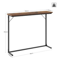 Console Étroite Industrielle 24 cm - Valentin – vue 6