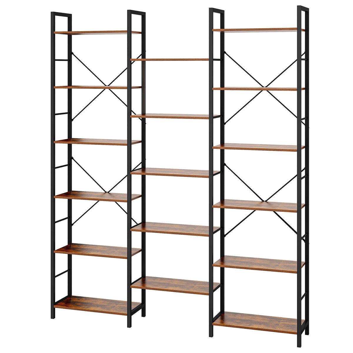 Grande Bibliothèque 186 cm avec 17 Étagères - Hugo