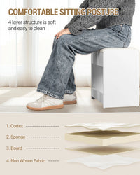 Tabouret de Coiffeuse Rembourré - Lou – vue 4