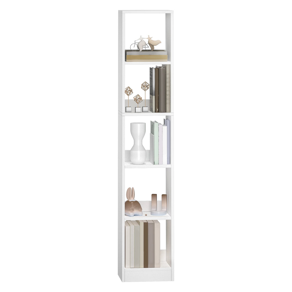 Bibliothèque Cube Blanche Étagères Réglables - Jules – vue 5