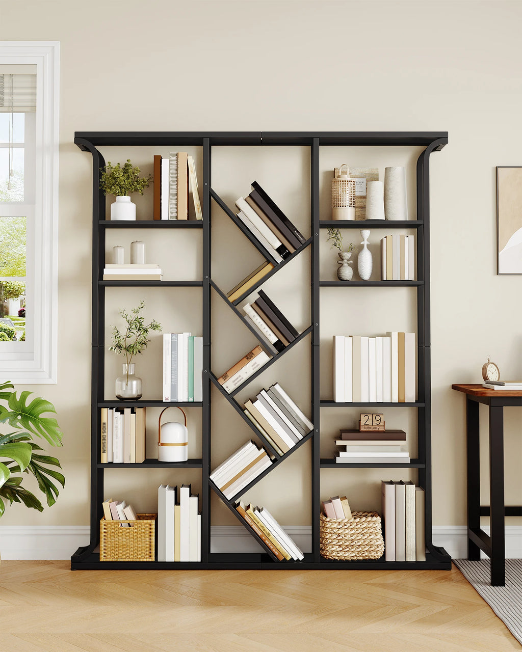 Bibliothèque Arbre 6 Niveaux 17 Compartiments - Gabriel – vue 2