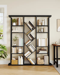 Bibliothèque Arbre 6 Niveaux 17 Compartiments - Gabriel – vue 2