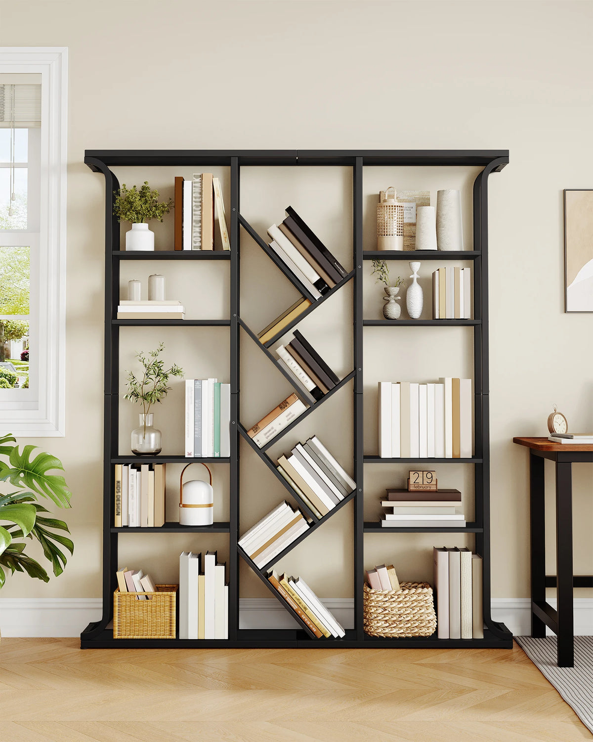 Bibliothèque Arbre 6 Niveaux 17 Compartiments - Gabriel – vue 2
