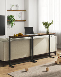 Console d'Entrée Étroite Style Industriel - Clément – vue 3