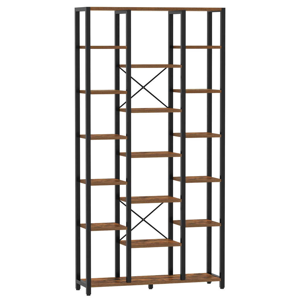 Grande Bibliothèque 200 cm Bois et Métal - Raphaël