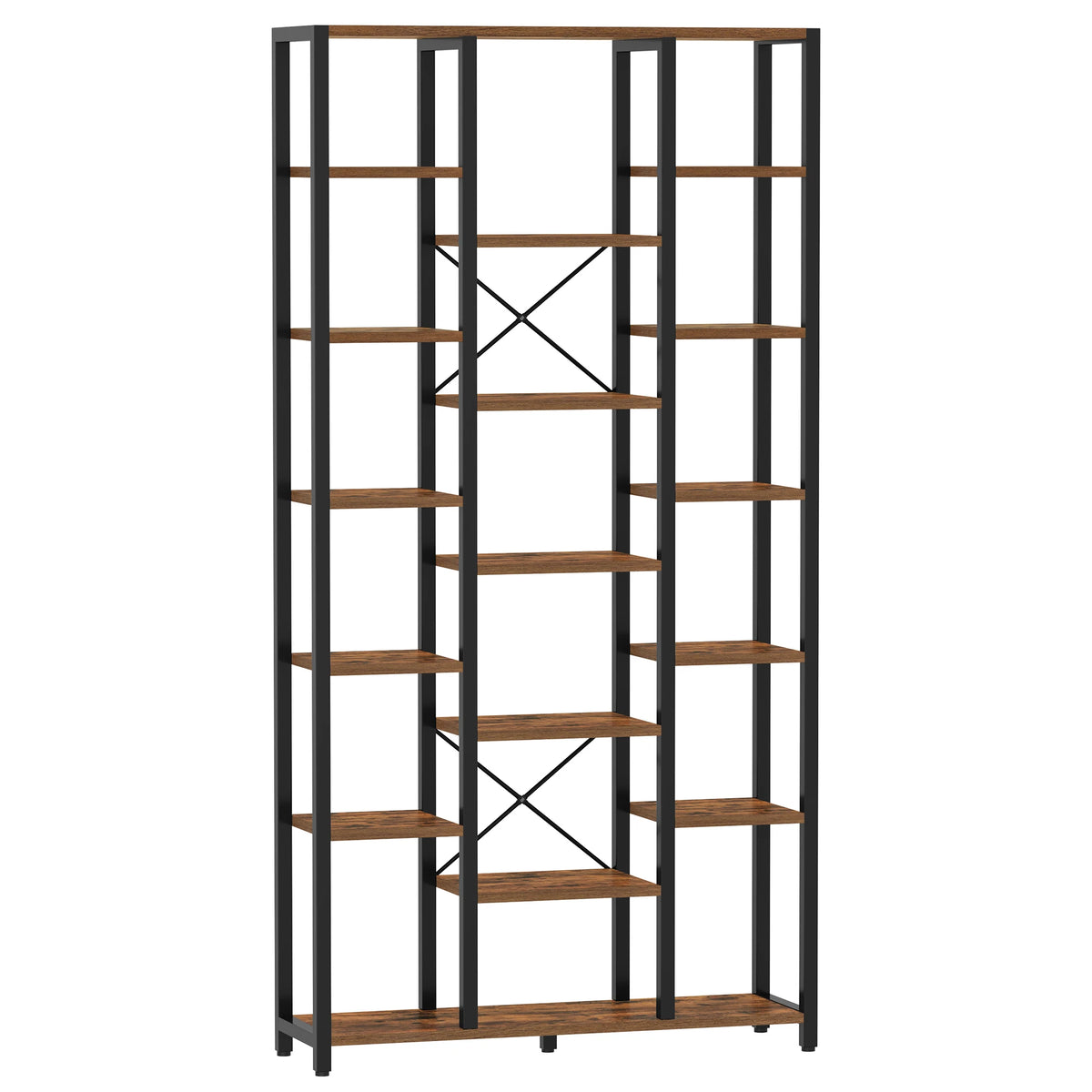 Grande Bibliothèque 200 cm Bois et Métal - Raphaël