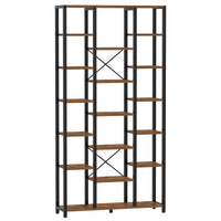 Grande Bibliothèque 200 cm Bois et Métal - Raphaël