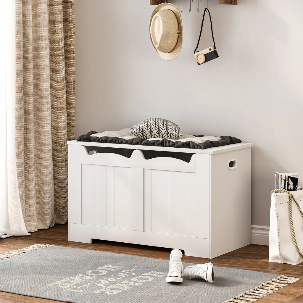 Banc de Rangement Blanc 76 cm - Anatole – vue 3