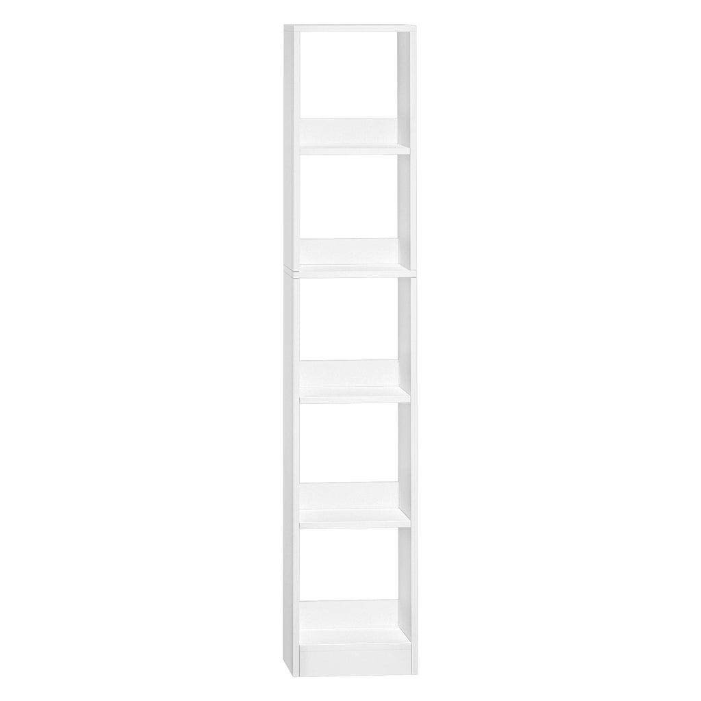 Bibliothèque Cube Blanche Étagères Réglables - Jules
