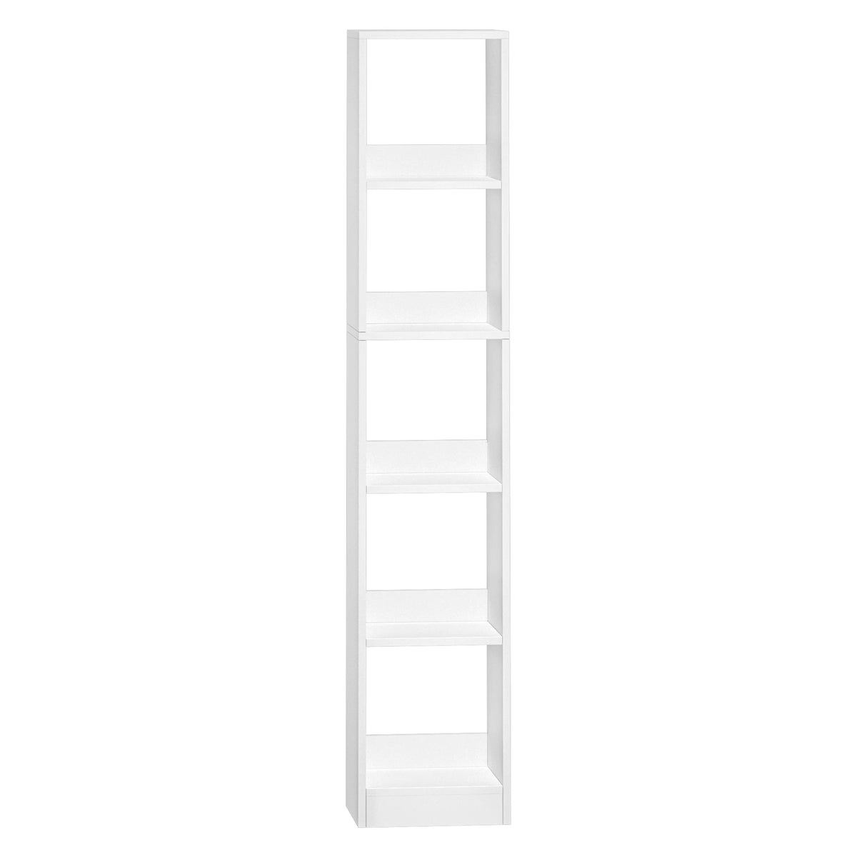 Bibliothèque Cube Blanche Étagères Réglables - Jules