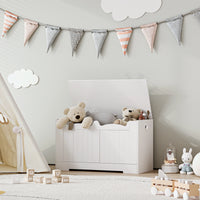 Banc de Rangement Blanc 76 cm - Anatole – vue 2