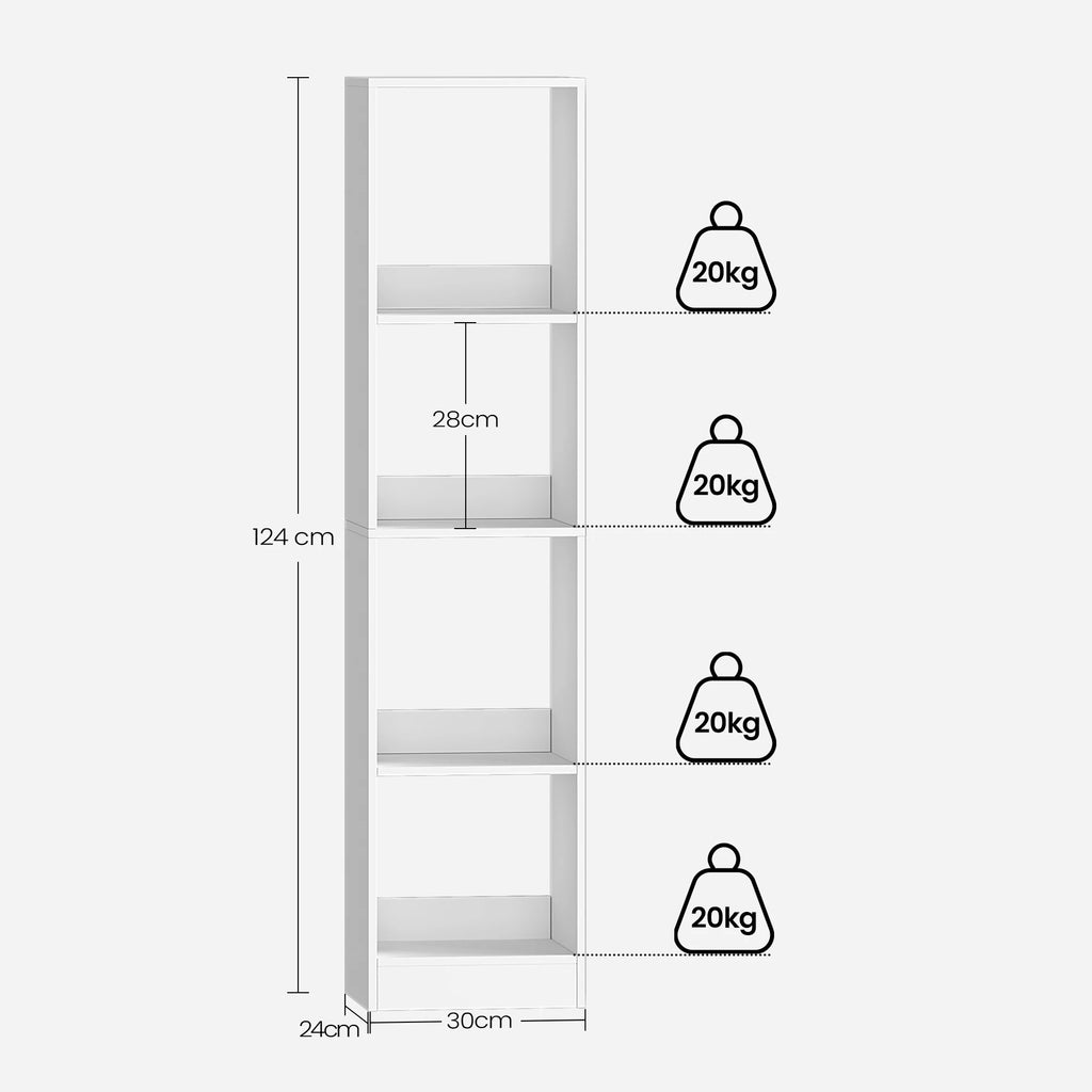 Petite Bibliothèque Cube Blanche - Léo – vue 6