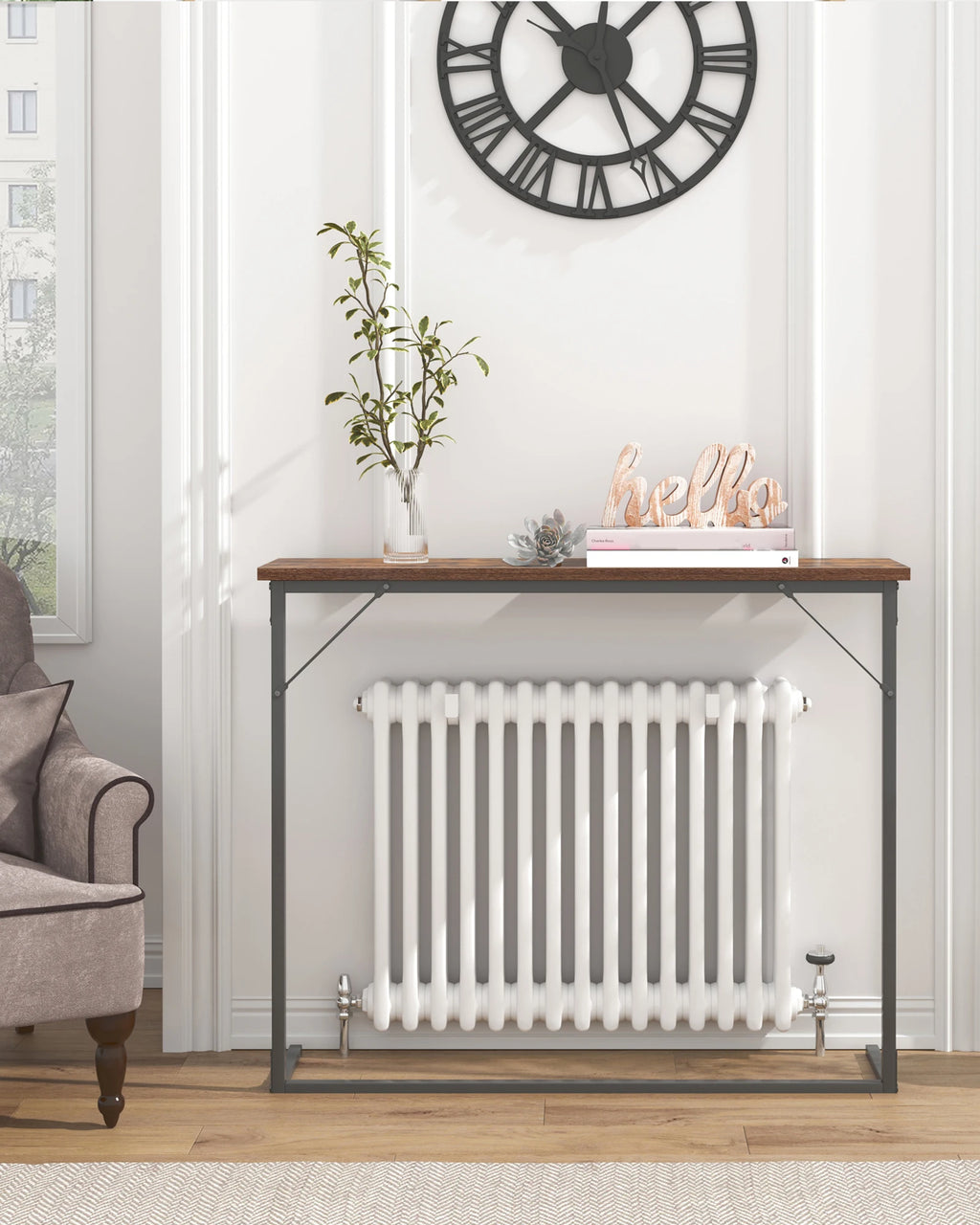 Console Étroite Industrielle 24 cm - Valentin