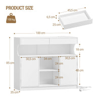 Buffet de Cuisine LED avec Multiprise - Aaron – vue 6